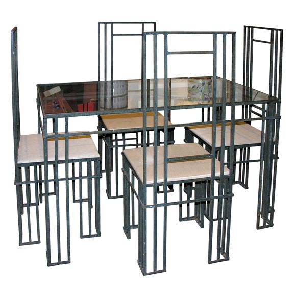 Wrought Iron Dining Set